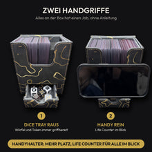 Kintsugi Deckbox Set Gold: so nutzt du die Box